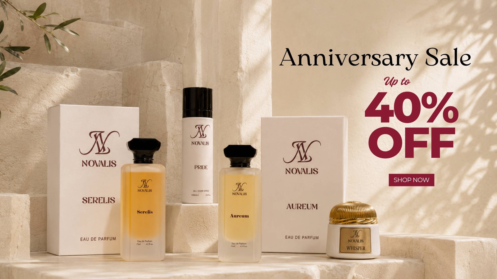 Novalis Anniversary Sale up to 40% off