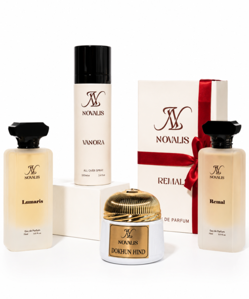 Novalis Desert Radiance Collection Exclusive Bundle with Lumaris, Remal, Vanora All Over Spray and Dokhun Hind