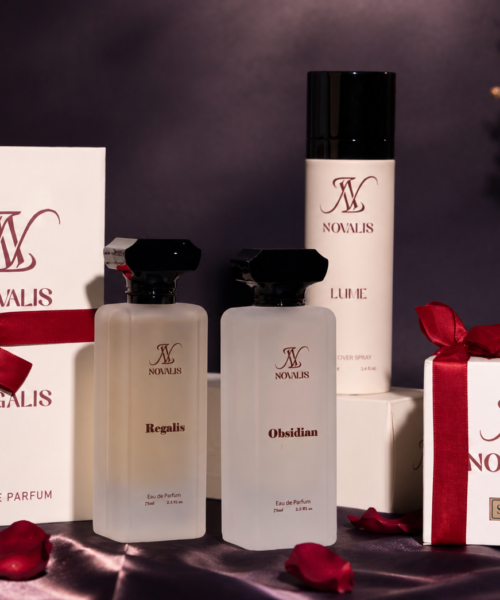 Novalis Royal Midnight Collection Exclusive Bundle with Obsidian, Regalis, Lume All Over Spray and Secret Dokhun