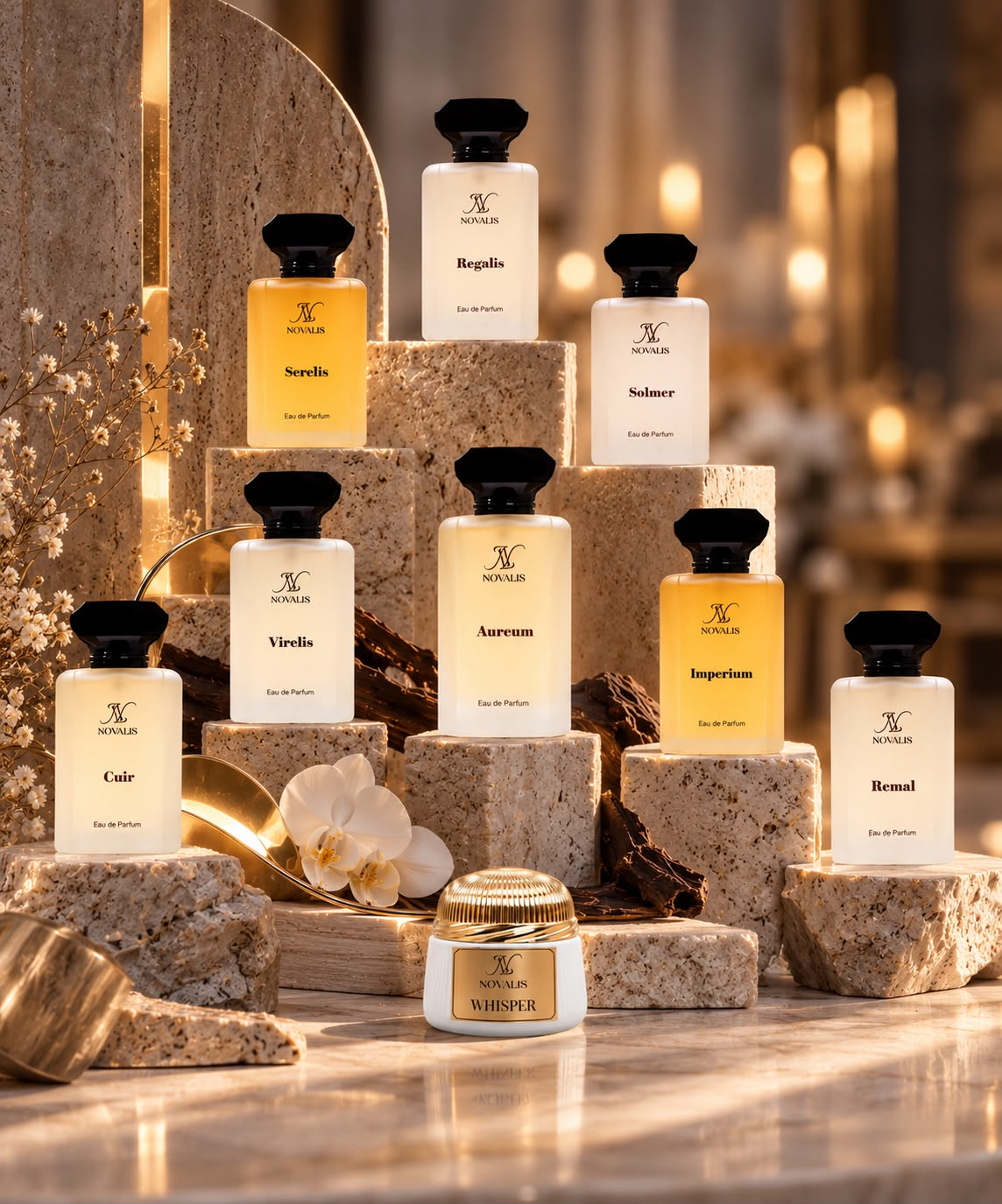 Novalis Wedding Services fragrance collection